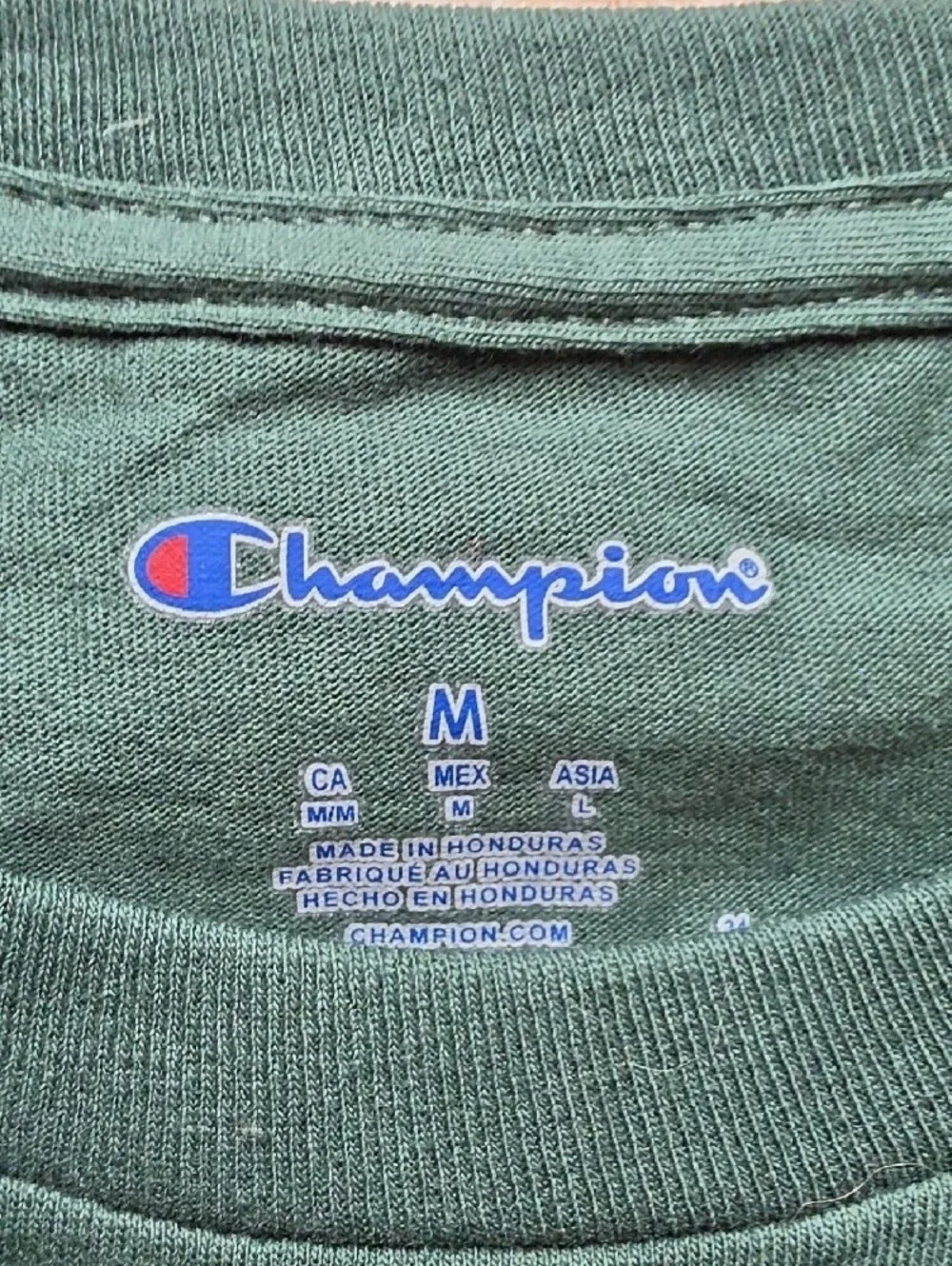 Champion Michigan State Alumni Dark Green Crew Tee - Picture 4 of 7
